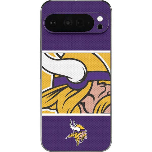 NFL Minnesota Vikings Zone Block Pixel 9 Pro XL Skin
